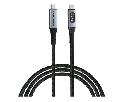 Kabel Verbatim Sync & Charge Cable USB-C to USB-C 240W 40 Gbps Display 120